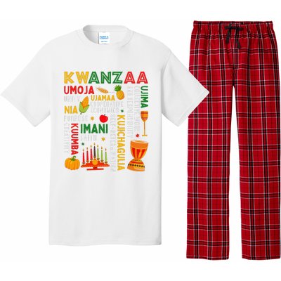 Funny Happy Kwanzaa Seven Principles Of Kwanzaa Pajama Set