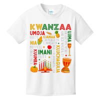 Funny Happy Kwanzaa Seven Principles Of Kwanzaa Kids T-Shirt