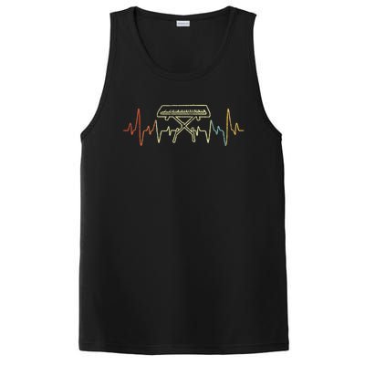 Funny Heartbeat Keyboard Piano Player Musician Retro PosiCharge Competitor Tank