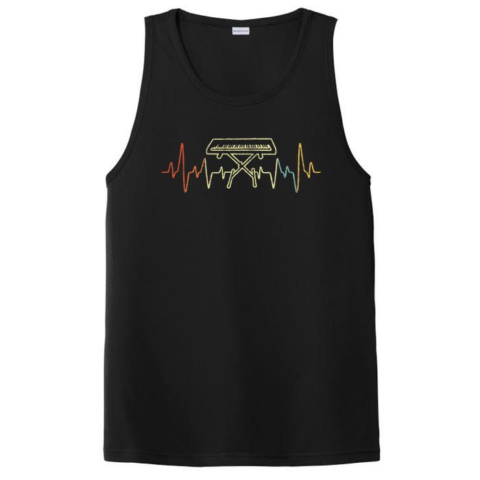 Funny Heartbeat Keyboard Piano Player Musician Retro PosiCharge Competitor Tank