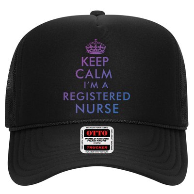 Funny Hilarious Keep Calm Im A Registered Nurse Rn Meaningful Gift Trucker Hat