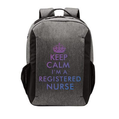 Funny Hilarious Keep Calm Im A Registered Nurse Rn Meaningful Gift Vector Backpack