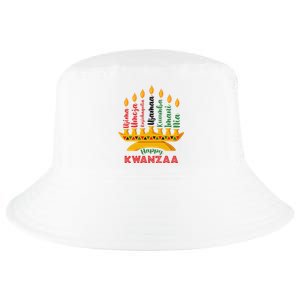 Funny Happy Kwanzaa Kinara Seven Candles Principles Of Kwanzaa Cool Comfort Performance Bucket Hat