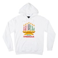 Funny Happy Kwanzaa Kinara Seven Candles Principles Of Kwanzaa Hoodie