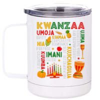 Funny Happy Kwanzaa Seven Principles Of Kwanzaa 12 oz Stainless Steel Tumbler Cup