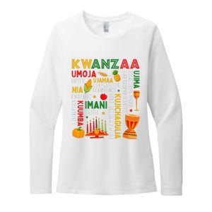 Funny Happy Kwanzaa Seven Principles Of Kwanzaa Womens CVC Long Sleeve Shirt