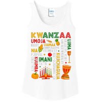 Funny Happy Kwanzaa Seven Principles Of Kwanzaa Ladies Essential Tank