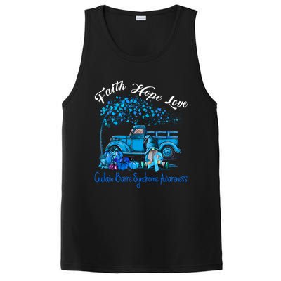 Faith Hope Love Guillain Barre Syndrome Awareness Gift PosiCharge Competitor Tank