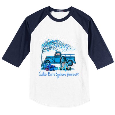 Faith Hope Love Guillain Barre Syndrome Awareness Gift Baseball Sleeve Shirt