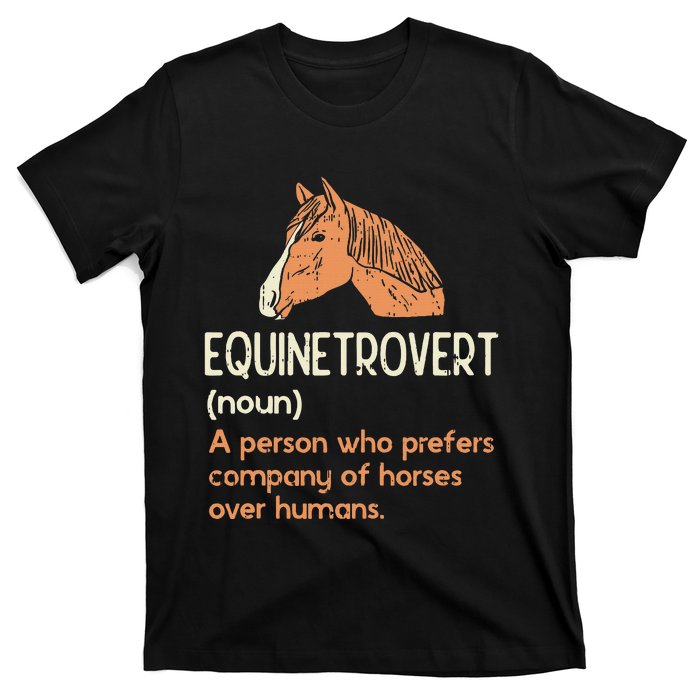 Fun Horse Lover Humor Funny Horse Definition T-Shirt