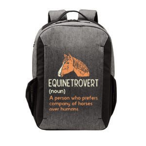 Fun Horse Lover Humor Funny Horse Definition Vector Backpack