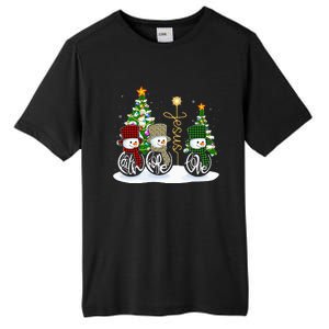 Faith Hope Love Snowman Jesus Funny Xmas Cross For Christian Tall Fusion ChromaSoft Performance T-Shirt