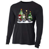 Faith Hope Love Snowman Jesus Funny Xmas Cross For Christian Cooling Performance Long Sleeve Crew