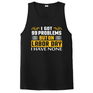 Funny Happy Labor Day Union Worker Laborer Gift PosiCharge Competitor Tank