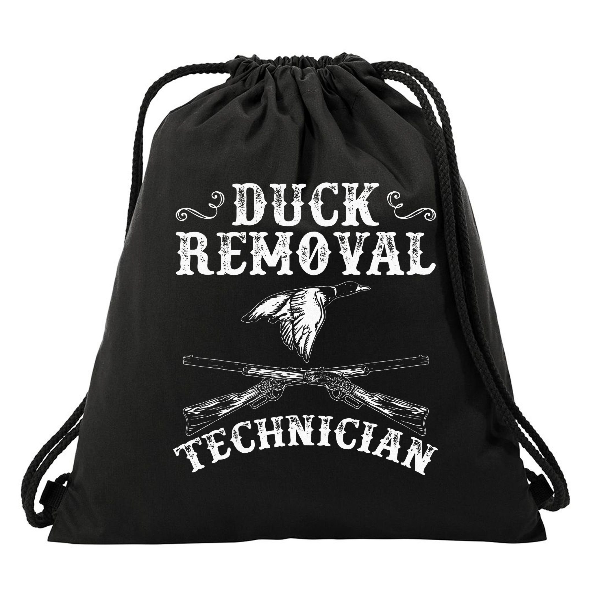 Funny Hunting Lover Graphic For Women And Men Duck Hunters Drawstring Bag