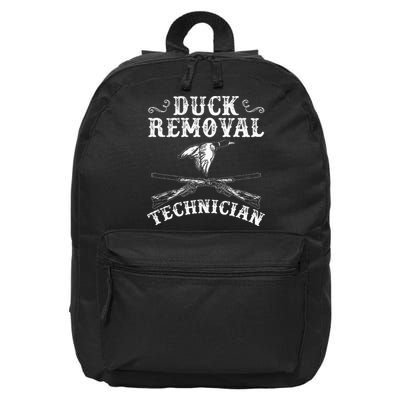 Funny Hunting Lover Graphic For Women And Men Duck Hunters 16 in Basic Backpack