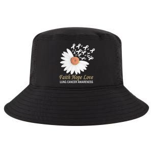 Faith Hope Love Lung Cancer Awareness Funny Gift Cool Comfort Performance Bucket Hat