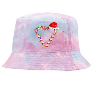 Festive Holiday Lights Family Matching Outfits Tie-Dyed Bucket Hat