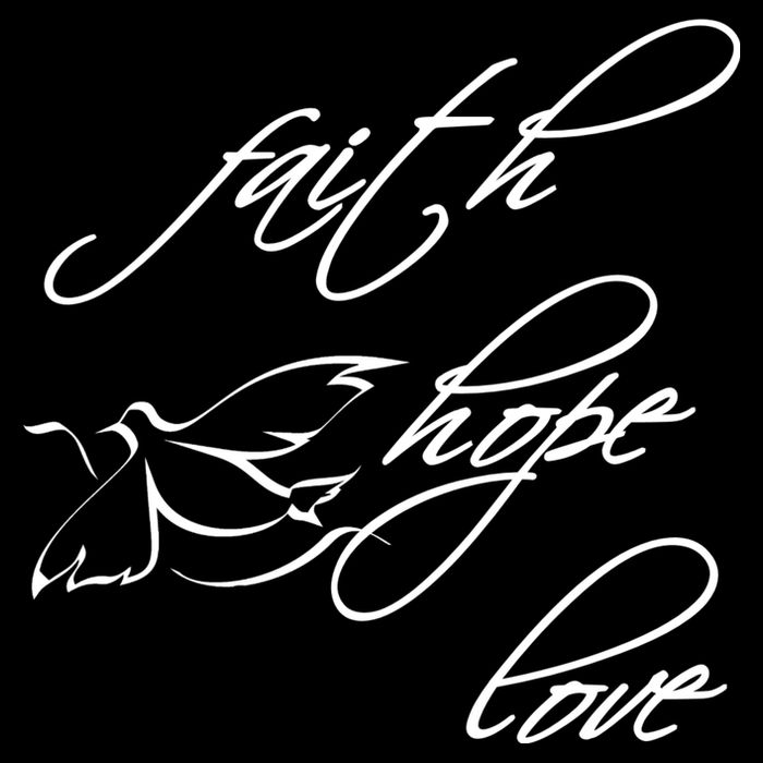 Faith Hope Love Spiritual Tee 7-Panel Snapback Hat