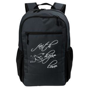 Faith Hope Love Spiritual Tee Daily Commute Backpack