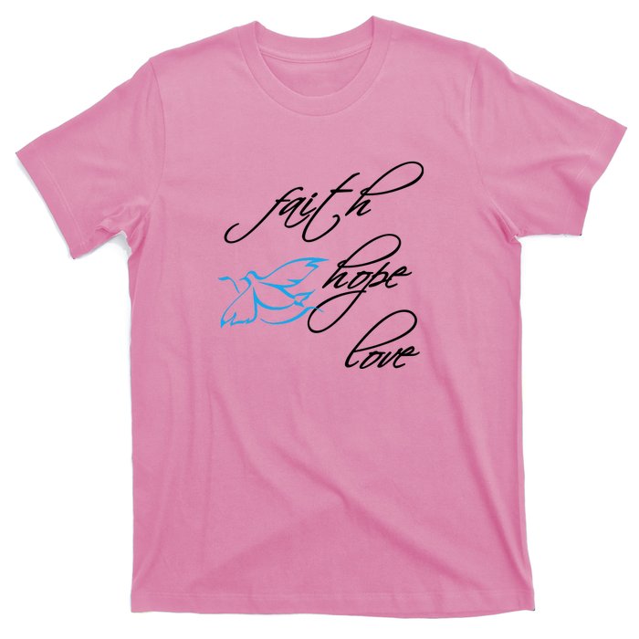 Faith Hope Love Spiritual Tee T-Shirt