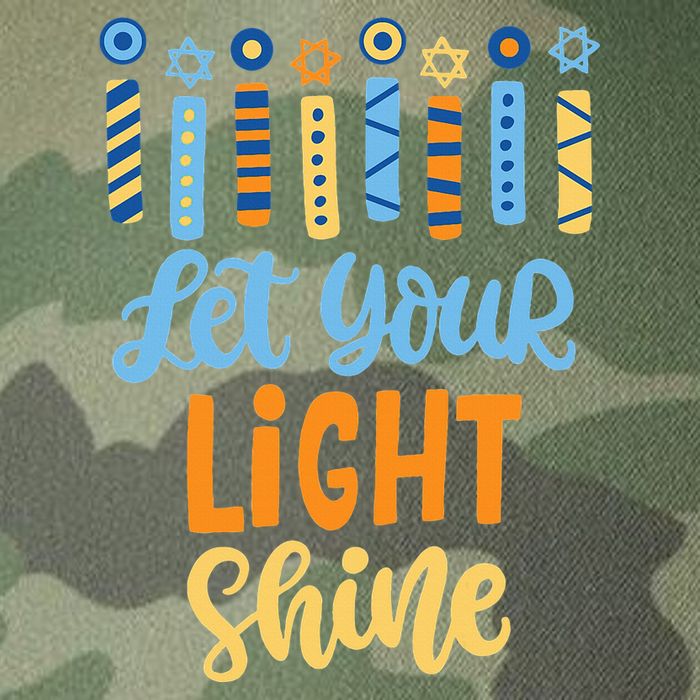 Funny Hanukkah Let Your Light Shine Menorah Legacy Tie Dye Trucker Hat