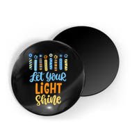 Funny Hanukkah Let Your Light Shine Menorah Magnet