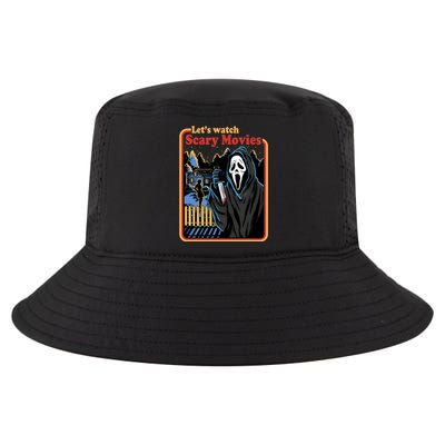 Funny Halloween Let’s Watch Scary Horror Movies Ghost Killer Cool Comfort Performance Bucket Hat