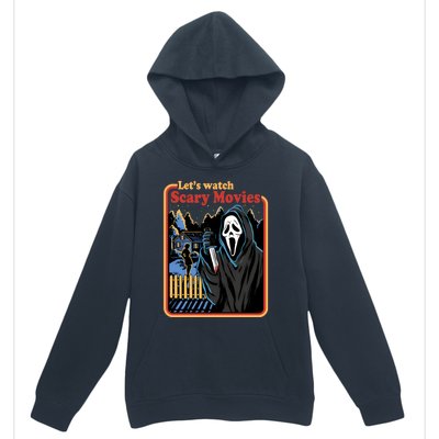 Funny Halloween Let’s Watch Scary Horror Movies Ghost Killer Urban Pullover Hoodie