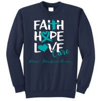 Faith Hope Love Polycystic Kidney Disease Awareness Sweatshirt