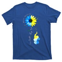 Faith Hope Love Awareness Down'S Syndrome The Blue Elephant T-Shirt