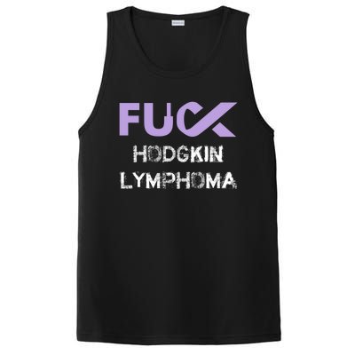 Fuck Hodgkin Lymphoma Cancer Awareness Funny Gift PosiCharge Competitor Tank