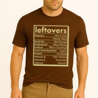 Funny Holiday Leftovers Nutrition Guide Cooling Performance Crew T-Shirt