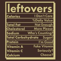 Funny Holiday Leftovers Nutrition Guide Cooling Performance Long Sleeve Crew