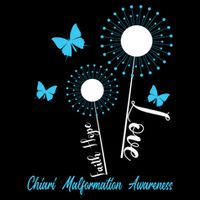 Faith Hope Love Dandelion Chiari Malformation Awareness Impact Tech Backpack