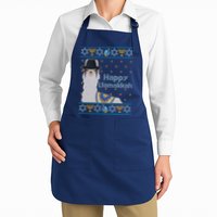 Funny Happy Llamakkah Ugly Hanukkah Sweater Apron
