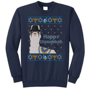 Funny Happy Llamakkah Ugly Hanukkah Sweater Sweatshirt