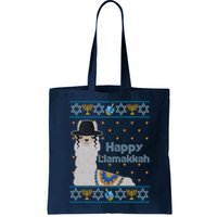 Funny Happy Llamakkah Ugly Hanukkah Sweater Bag