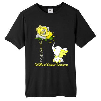 Faith Hope Love Childhood Cancer Awareness Tall Fusion ChromaSoft Performance T-Shirt