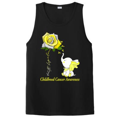 Faith Hope Love Childhood Cancer Awareness PosiCharge Competitor Tank