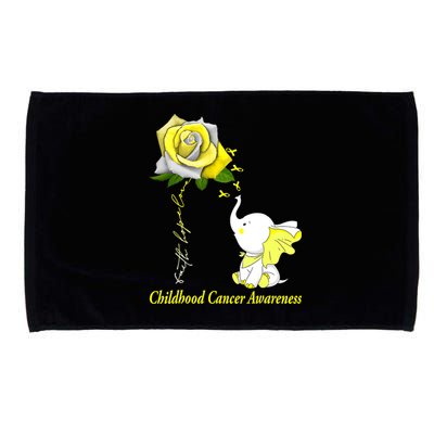 Faith Hope Love Childhood Cancer Awareness Microfiber Hand Towel