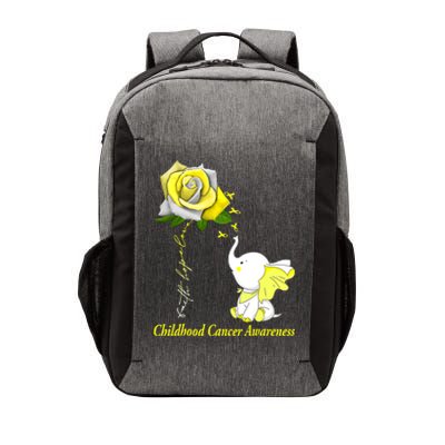 Faith Hope Love Childhood Cancer Awareness Vector Backpack