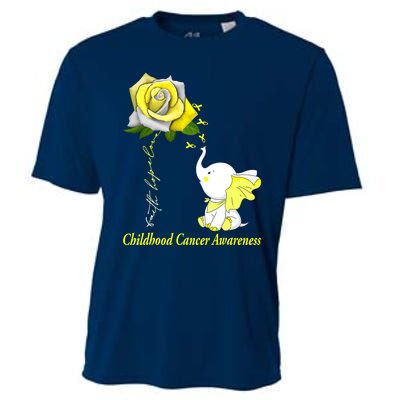 Faith Hope Love Childhood Cancer Awareness Cooling Performance Crew T-Shirt