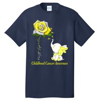 Faith Hope Love Childhood Cancer Awareness Tall T-Shirt