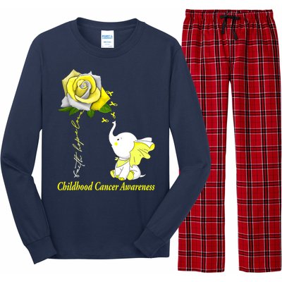 Faith Hope Love Childhood Cancer Awareness Long Sleeve Pajama Set