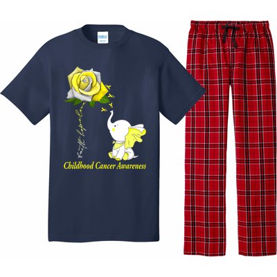 Faith Hope Love Childhood Cancer Awareness Pajama Set