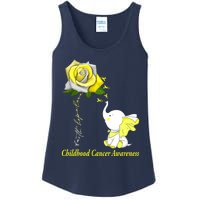 Faith Hope Love Childhood Cancer Awareness Ladies Essential Tank