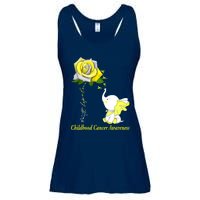 Faith Hope Love Childhood Cancer Awareness Ladies Essential Flowy Tank