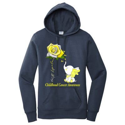 Faith Hope Love Childhood Cancer Awareness Women's Pullover Hoodie