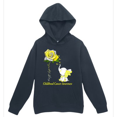 Faith Hope Love Childhood Cancer Awareness Urban Pullover Hoodie